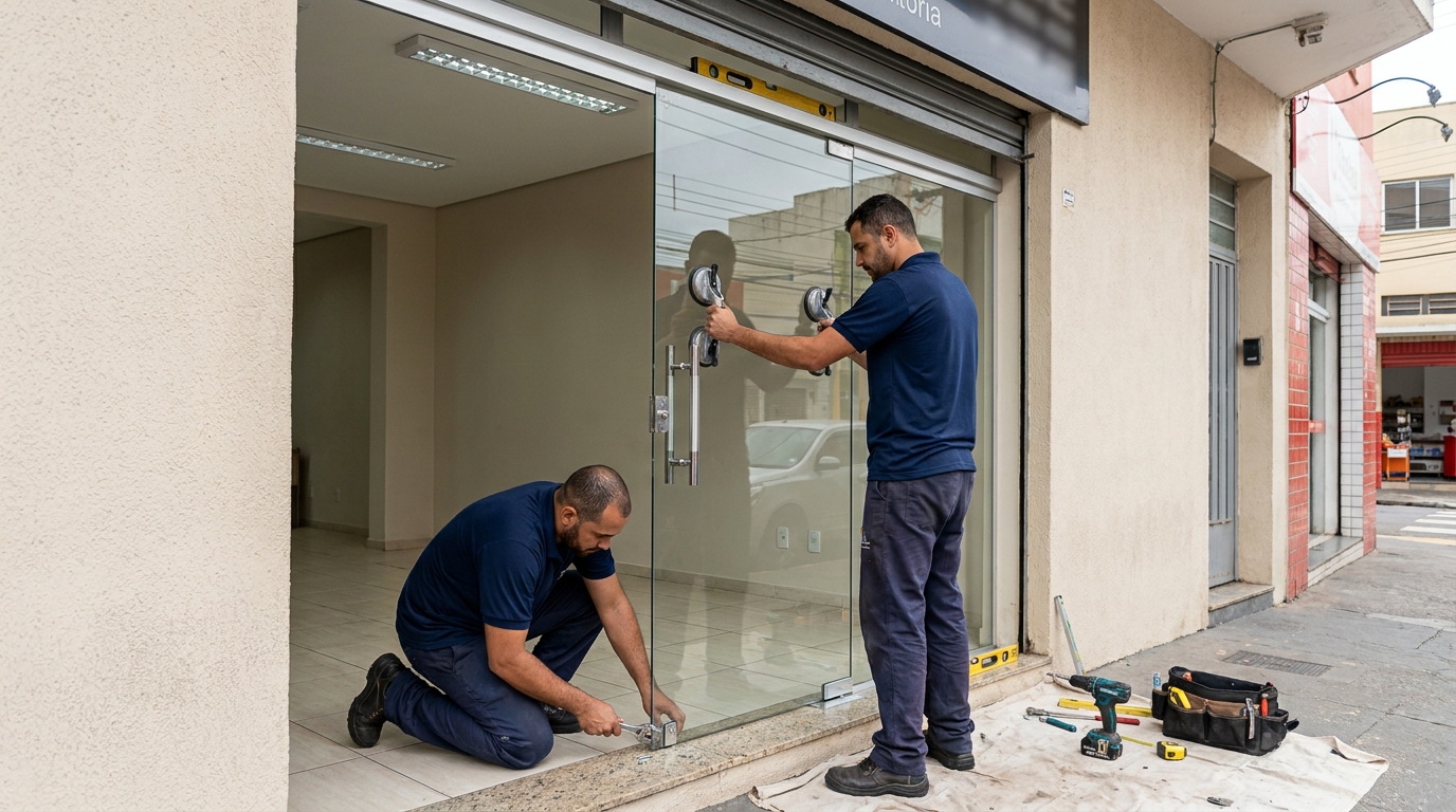 Portas Residenciais e Comerciais em Joinville‑SC
