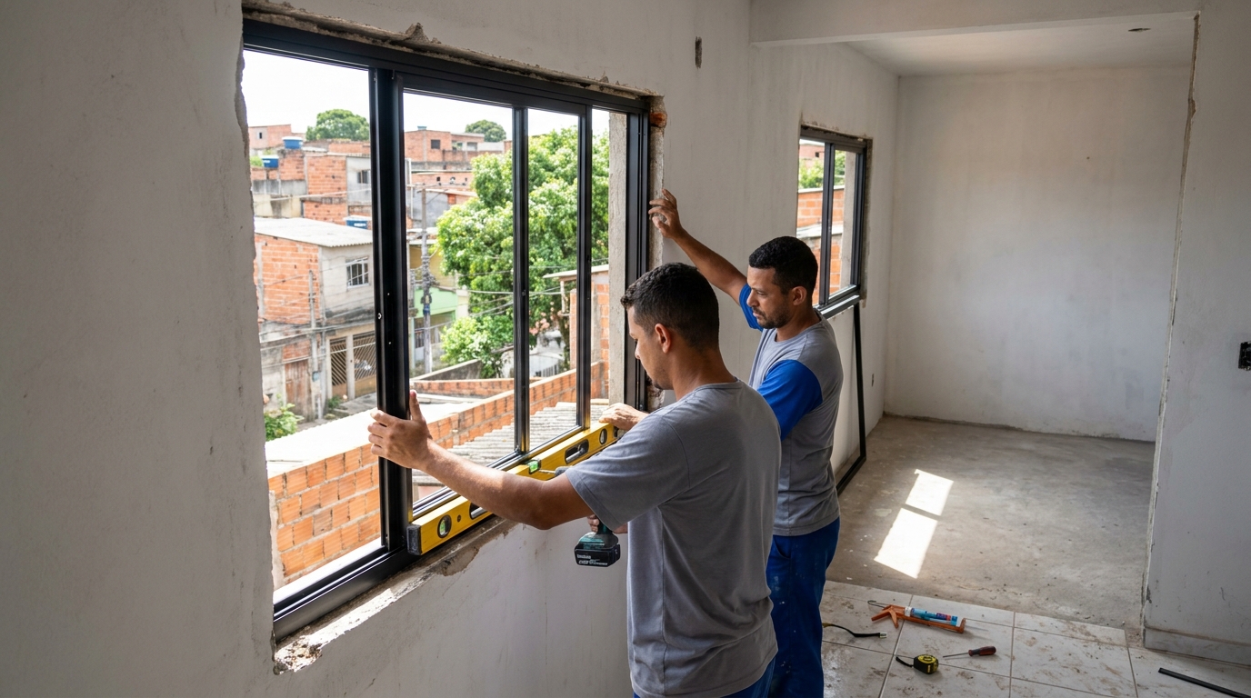 Produção de Portas e Janelas em Joinville‑SC