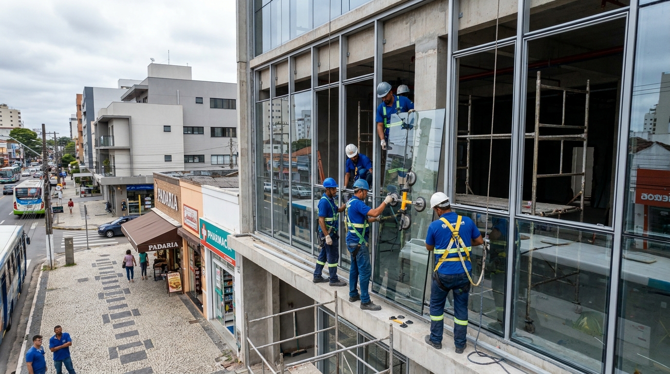 Fachada de Vidro em Joinville‑SC